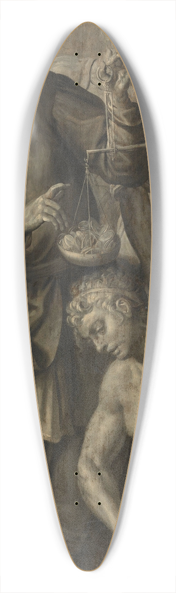 Maerten De Vos - The Burial of Sarah 39.3 inch art pintail longboard deck