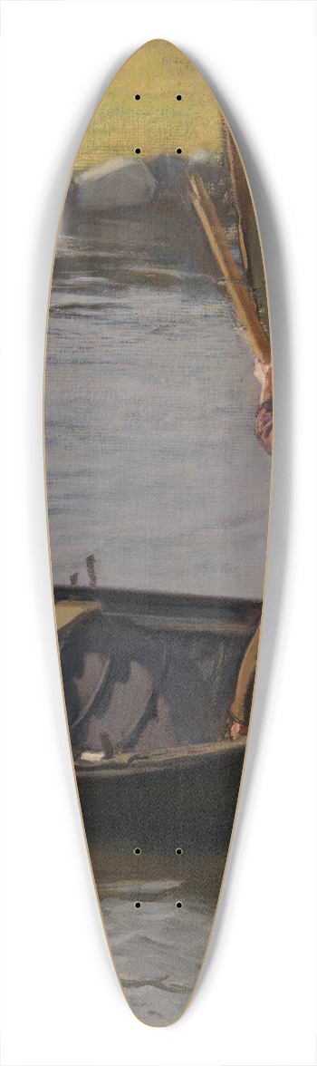 Magnus Enckell - Boy and Sail 39.3 inch art pintail longboard deck