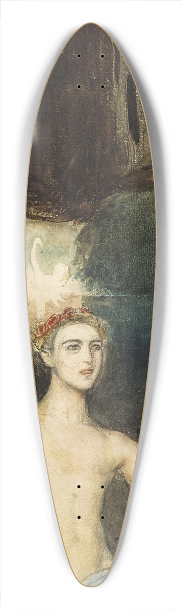 Magnus Enckell - Fantasy 39.3 inch art pintail longboard deck