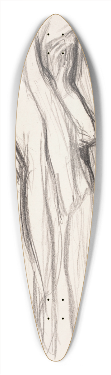 Magnus Enckell - Luonnos maalaukseen Itkev nainen, 1904 39.3 inch art pintail longboard deck