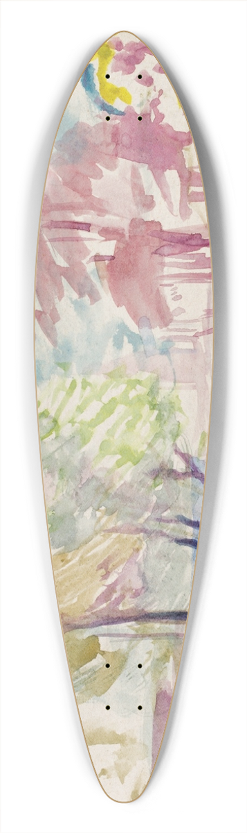 Magnus Enckell - Maisema ja hahmoja, luonnos 39.3 inch art pintail longboard deck
