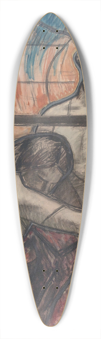 Magnus Enckell - Purgatory 39.3 inch art pintail longboard deck