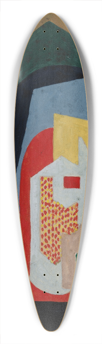 Mainie Jellett - Abstract 39.3 inch art pintail longboard deck
