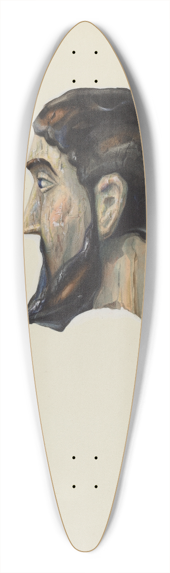 Majel G. Claflin - Bulto 39.3 inch art pintail longboard deck
