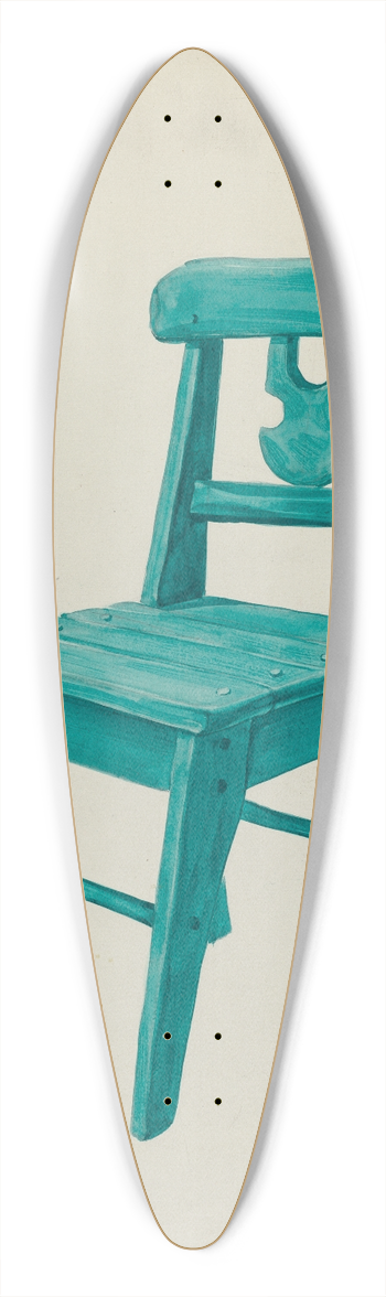Majel G. Claflin - Chair 39.3 inch art pintail longboard deck