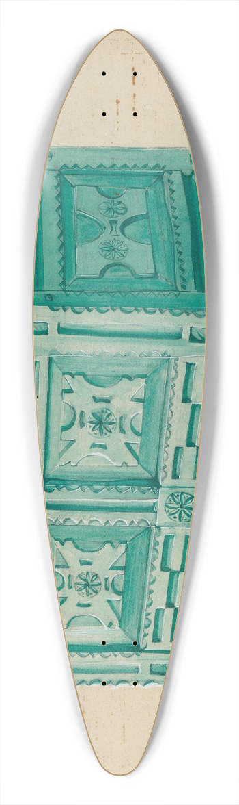 Majel G. Claflin - Chest for Clothing or Blankets 39.3 inch art pintail longboard deck