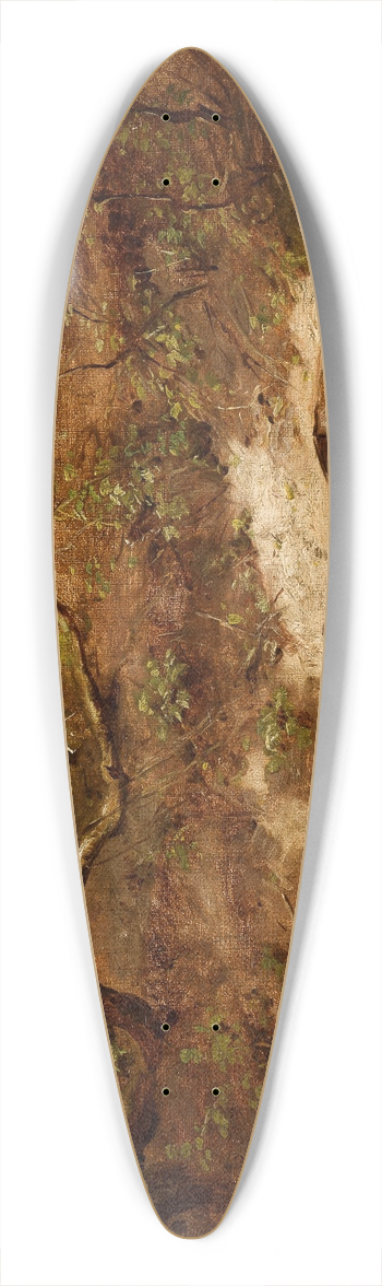 Maksymilian Gierymski - An Apple Tree at a Stream 39.3 inch art pintail longboard deck