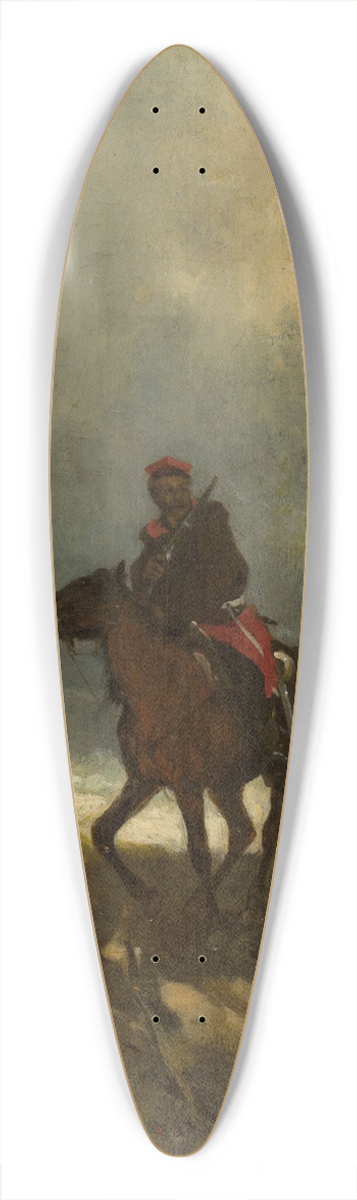 Maksymilian Gierymski - Insurgent from 1863 39.3 inch art pintail longboard deck