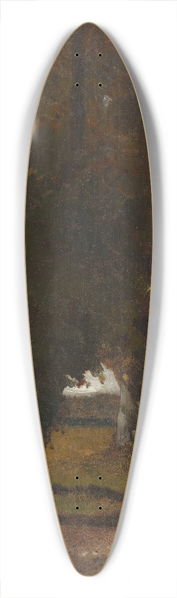Maksymilian Gierymski - Road Among Trees 39.3 inch art pintail longboard deck