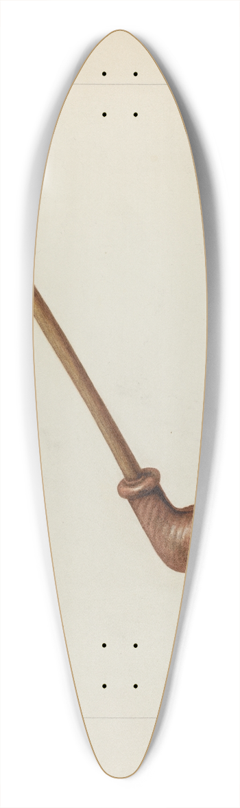 Manuel G. Runyan - Clay Pipe 39.3 inch art pintail longboard deck
