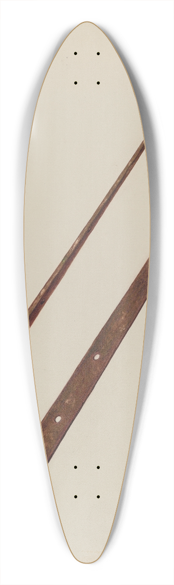 Manuel G. Runyan - Strap Hinges 39.3 inch art pintail longboard deck