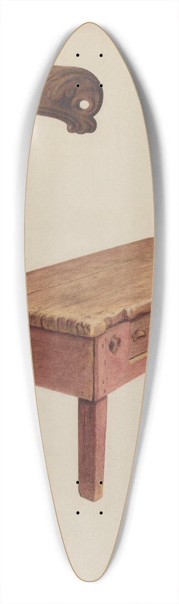 Manuel G. Runyan - Tailors Bench 39.3 inch art pintail longboard deck