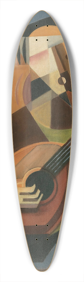 Mara Blanchard - Le Joueur De Luth 39.3 inch art pintail longboard deck