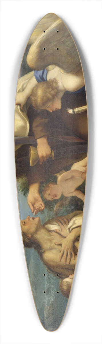 Marcantonio Franceschini - The Last Communion of Saint Mary of Egypt 39.3 inch art pintail longboard deck