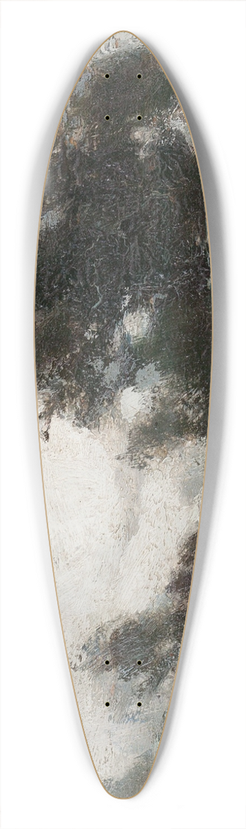 Marc-Aurle de Foy Suzor-Ct - A September Breeze, Grey Day 39.3 inch art pintail longboard deck