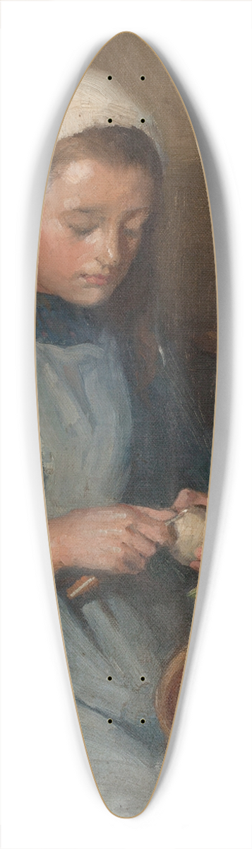 Marc-Aurle de Foy Suzor-Ct - Peeling Apples 39.3 inch art pintail longboard deck