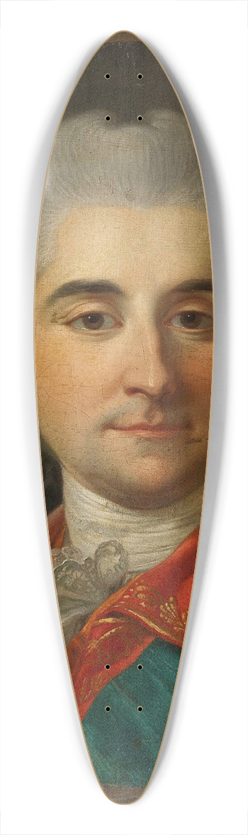 Marcello Bacciarelli - Portrait of Stanisaw August Poniatowski 39.3 inch art pintail longboard deck