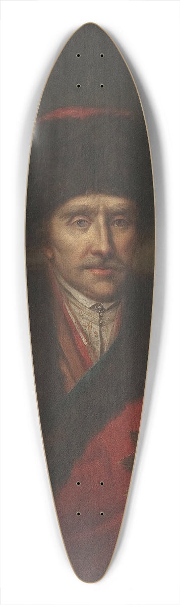 Marcello Bacciarelli - Portrait of Teodor Szydowski (d.1796), voivode of Pock 39.3 inch art pintail longboard deck