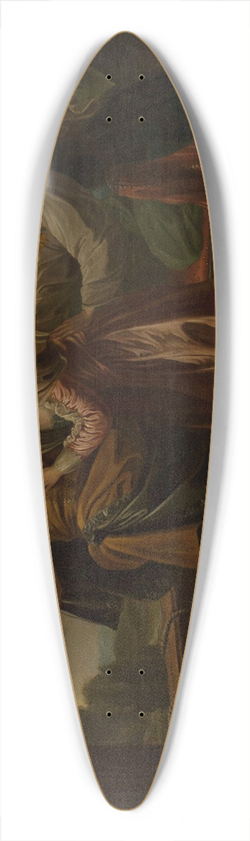 Marcello Bacciarelli - Romeo and Juliet 39.3 inch art pintail longboard deck