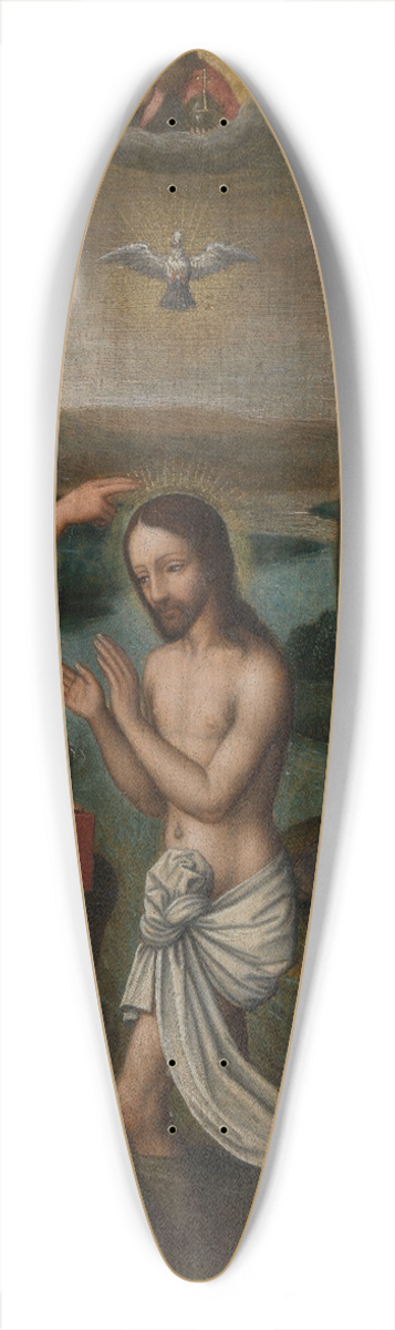 Marcellus Coffermans - The Baptism of Christ 39.3 inch art pintail longboard deck