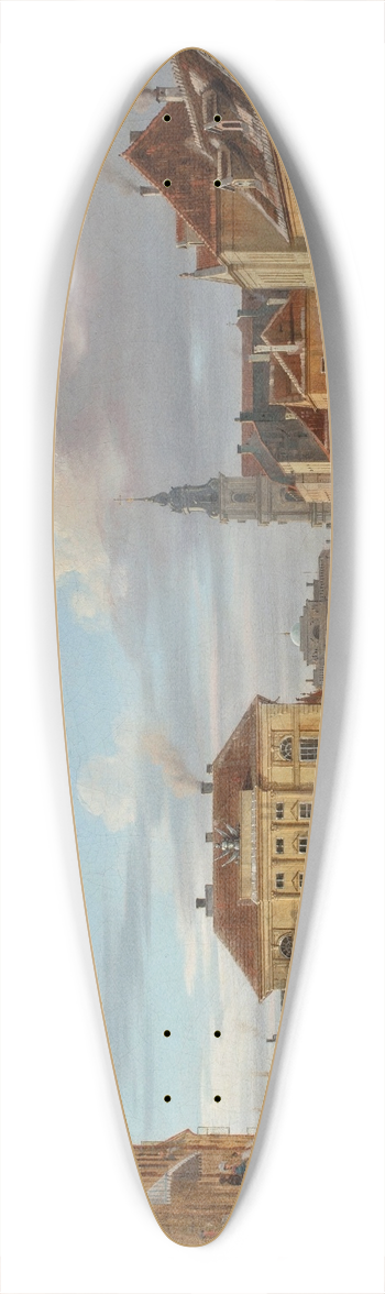 Marcin Zaleski - Return of the Polish troops from Wierzbno 39.3 inch art pintail longboard deck