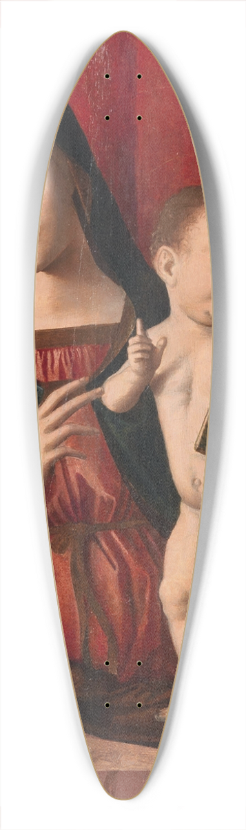 Marco Palmezzano and Workshop - Madonna and Child with the Infant Saint John 39.3 inch art pintail longboard deck