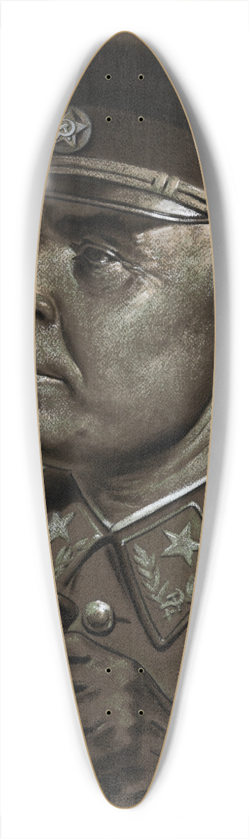 Marc Stone - Marshal Semyon Timoshenko 39.3 inch art pintail longboard deck