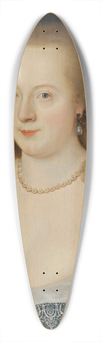 Marcus Gheeraerts the Younger - Portrait of Frances, Countess of Hertford, Later Countess of Richmond (1578-1639) 39.3 inch art pintail longboard deck