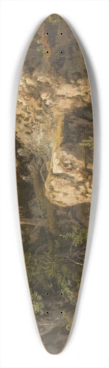 Marcus Larson - Stony Forest 39.3 inch art pintail longboard deck