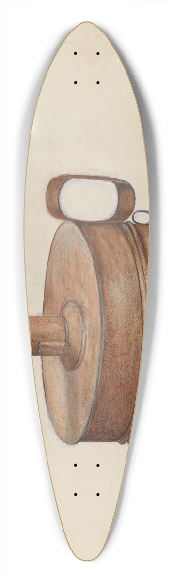 Margaret Stottlemeyer - Candlestick 39.3 inch art pintail longboard deck