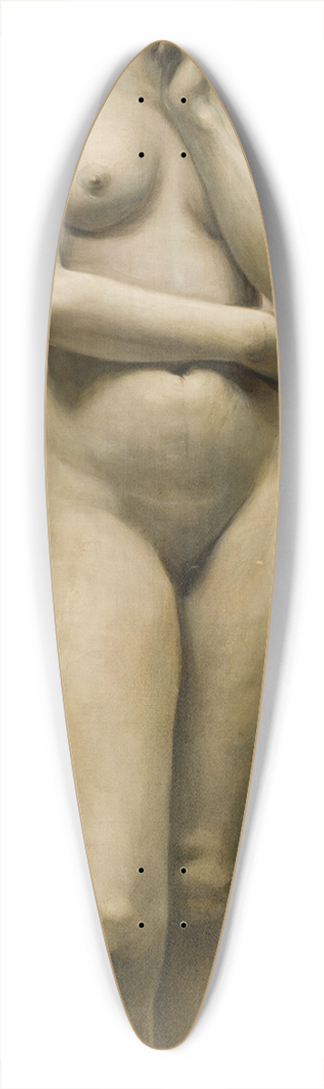 Maria Chmielowska - Female Nude 39.3 inch art pintail longboard deck