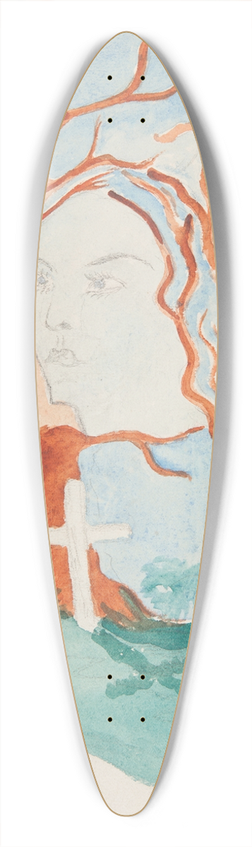 Marian Kopf - Zjawa 39.3 inch art pintail longboard deck