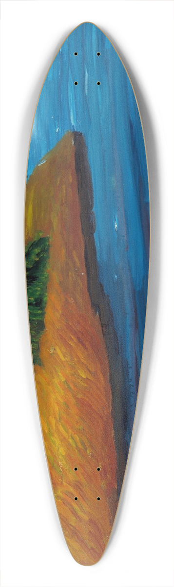 Marianne von Werefkin - Prerowstrom 39.3 inch art pintail longboard deck