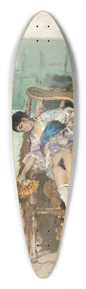 Mariano Fortuny Marsal - Carmen Bastin 39.3 inch art pintail longboard deck