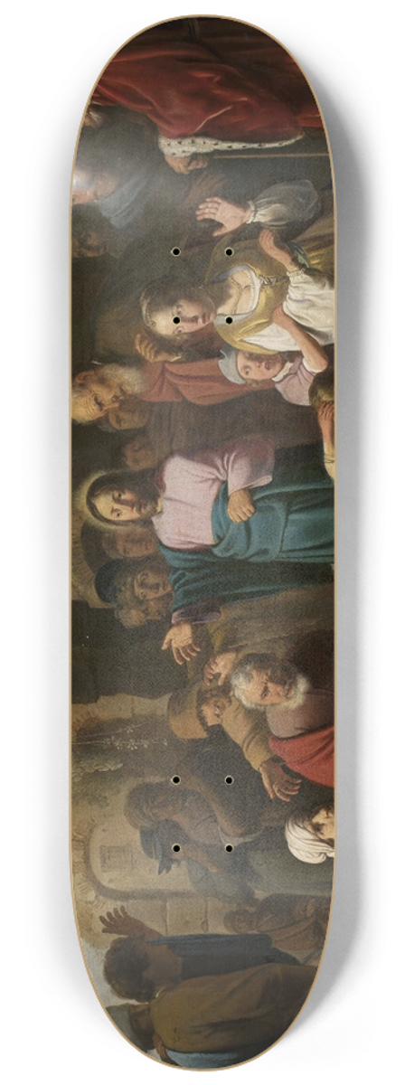 Claes Moeyaert - Raising of Lazarus 8.25 inch art skate deck