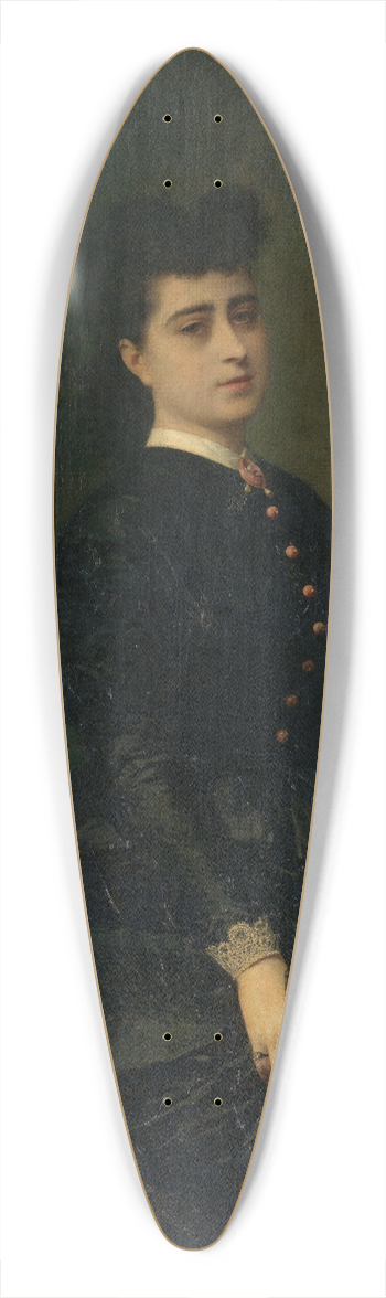 Mariano Fortuny Marsal - Mirope Savati Gaye 39.3 inch art pintail longboard deck