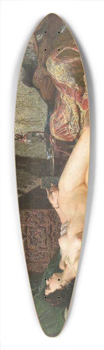 Mariano Fortuny Marsal - The Odalisque 39.3 inch art pintail longboard deck