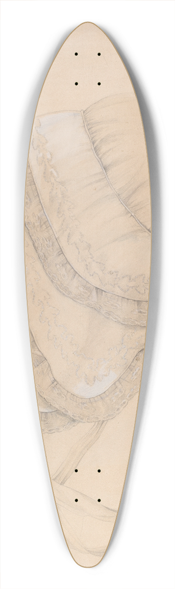 Marie Alain - Nightcap 39.3 inch art pintail longboard deck