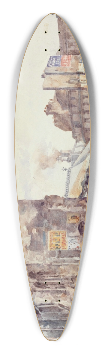 Marie-Dsir Bourgoin - Lglise Saint-Nicolas, rue Raumur 39.3 inch art pintail longboard deck