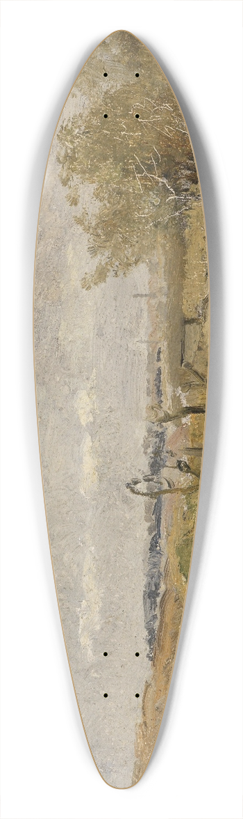 Marie Egner - In den Donauauen 39.3 inch art pintail longboard deck