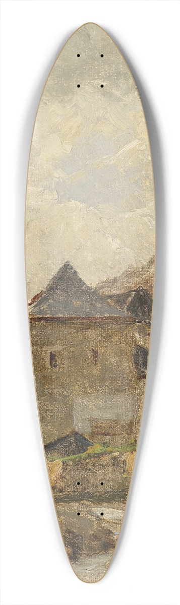 Marie Egner - Weienkirchen in der Wachau 39.3 inch art pintail longboard deck