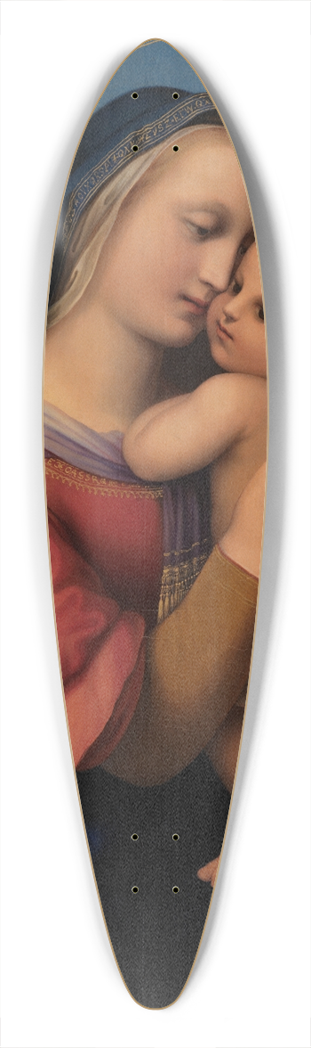 Marie Ellenrieder - Kopie nach der Madonna aus dem Hause Tempi von Raffael 39.3 inch art pintail longboard deck