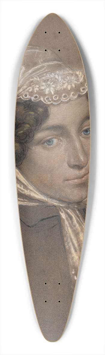 Marie Ellenrieder - Self-portrait 39.3 inch art pintail longboard deck