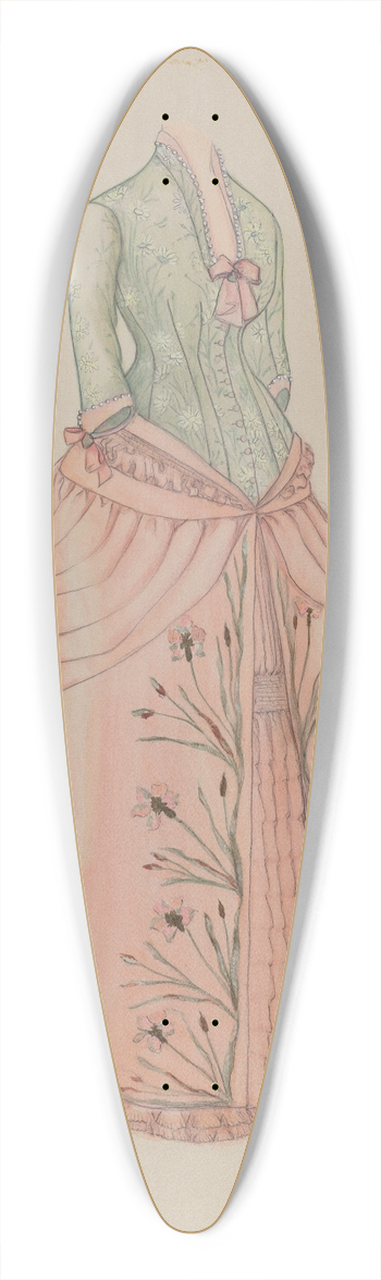 Marie Mitchell - Dress 39.3 inch art pintail longboard deck