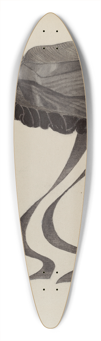 Marie Mitchell - Hat 39.3 inch art pintail longboard deck