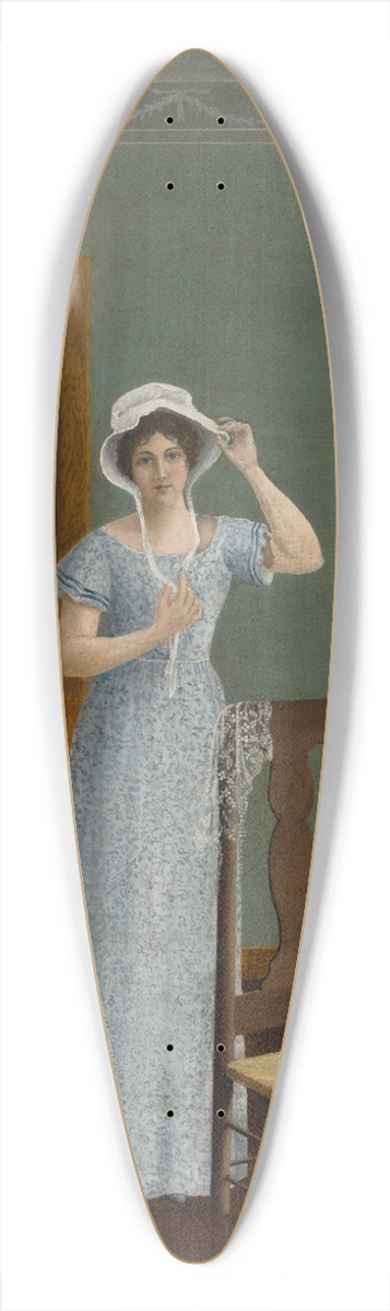 Marietta Minnigerode Andrews - Figure of aWoman 39.3 inch art pintail longboard deck
