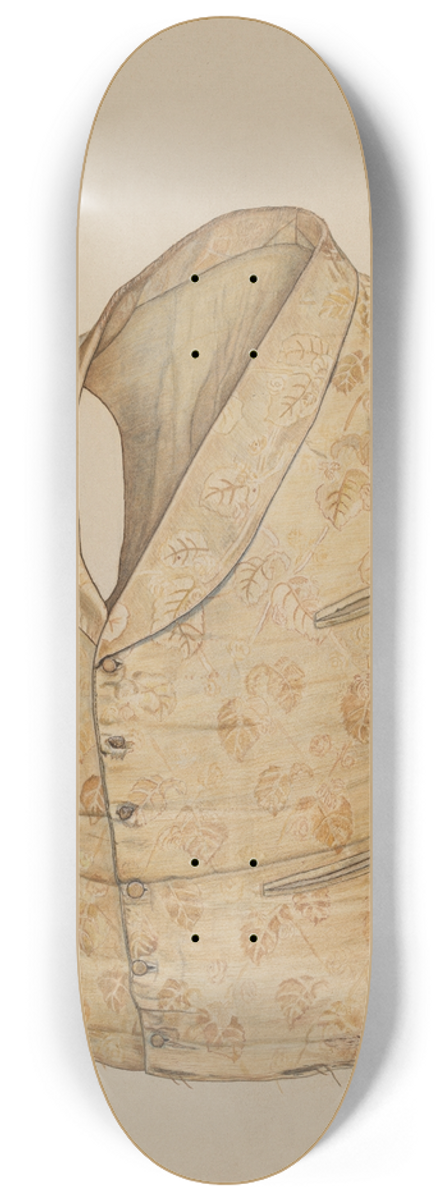 Clarence W. Dawson - Waistcoat 8.25 inch art skate deck