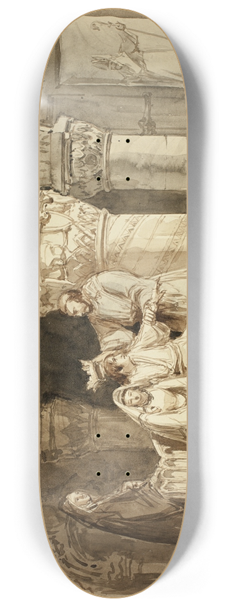 Clarkson Stanfield - Edwy and Elgiva 8.25 inch art skate deck