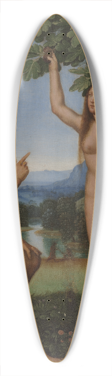 Mariotto Albertinelli - The Temptation of Adam andEve 39.3 inch art pintail longboard deck