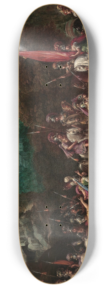 Claude Druet - Departure of the Amazons 8.25 inch art skate deck